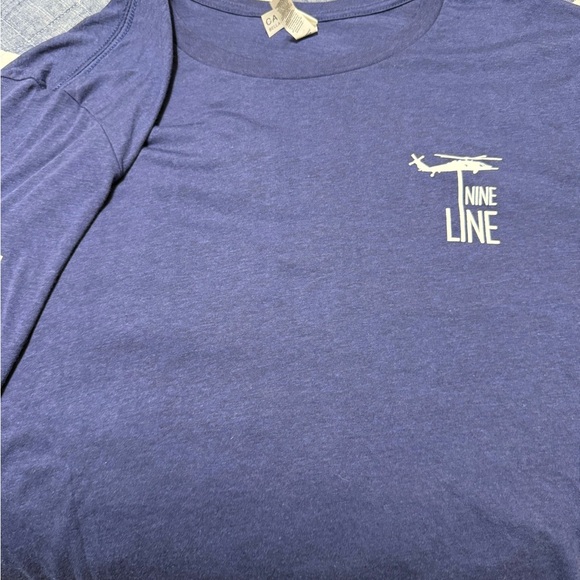Nine Line Blue T-Shirt - Picture 1 of 3